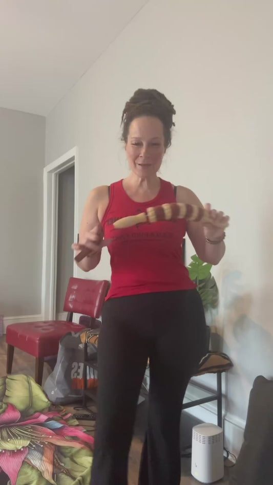 Lymphatic drainage body roller